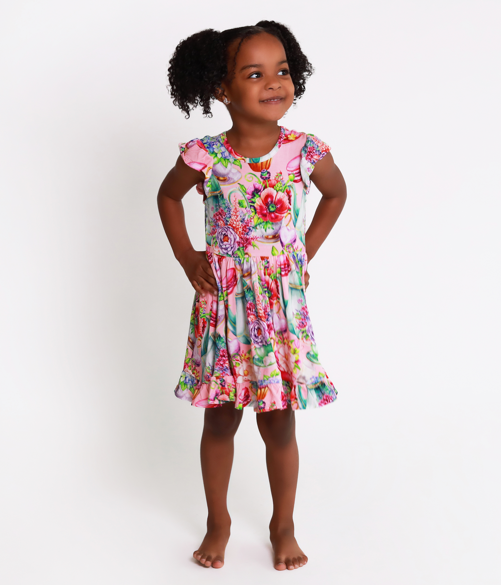 Elizabeth Ruffled Twirl Dress