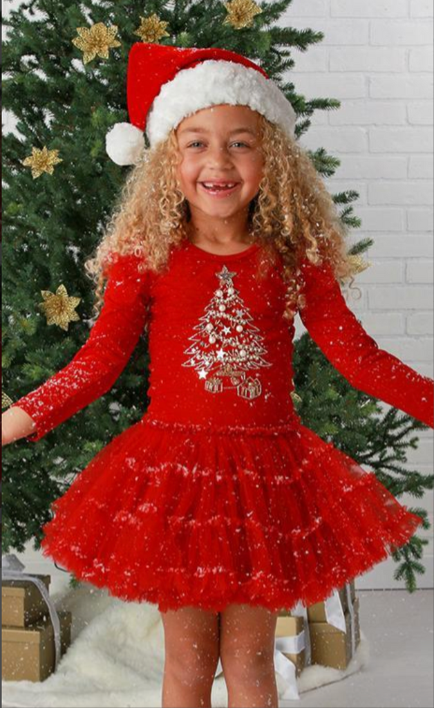 Holiday Tree Sparkle Dress