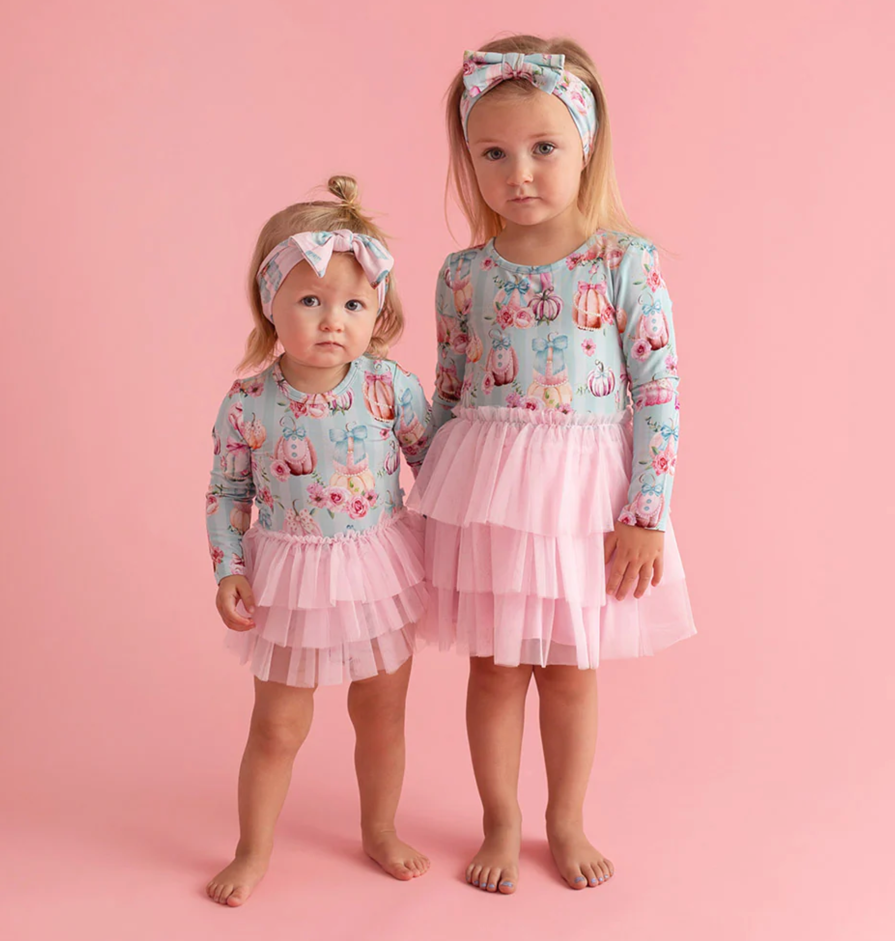 Posh Peanut Edie Long Sleeve Tulle Bodysuit