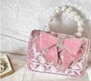 Velvet Bag with Sparkle Bow