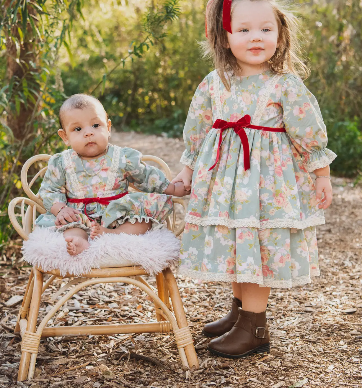 Sage Green Toddler Dress