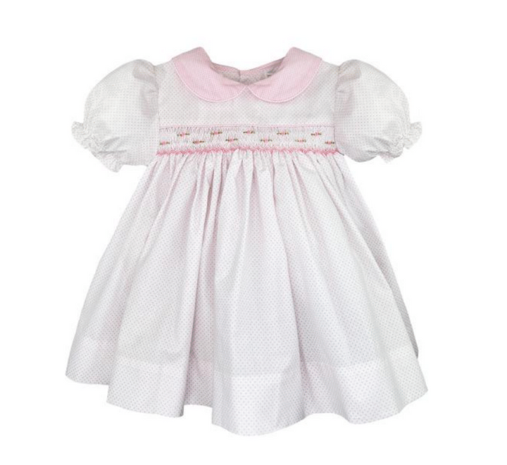 Pink Dot Smocked