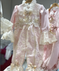 Pink Pearl Romper and Bonnet