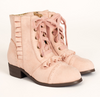 Blush Velvet Boot