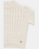 Cream Knit Layette Set