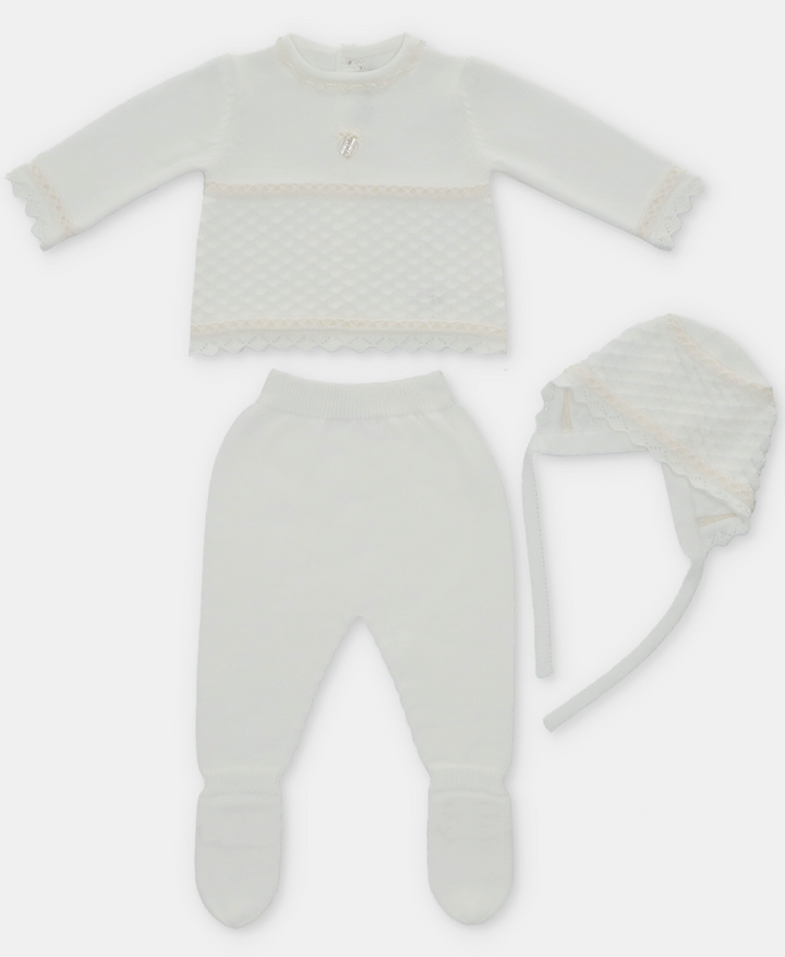 Ivory Knit Set