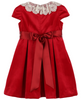 Girl's Red Velvet Dress