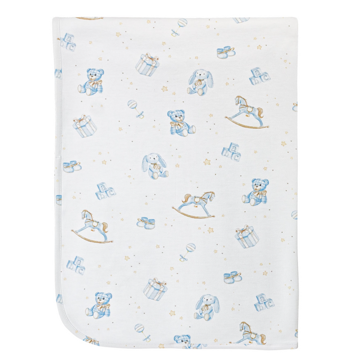 Toys Blue Printed Blanket