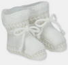 Ivory Knit Booties