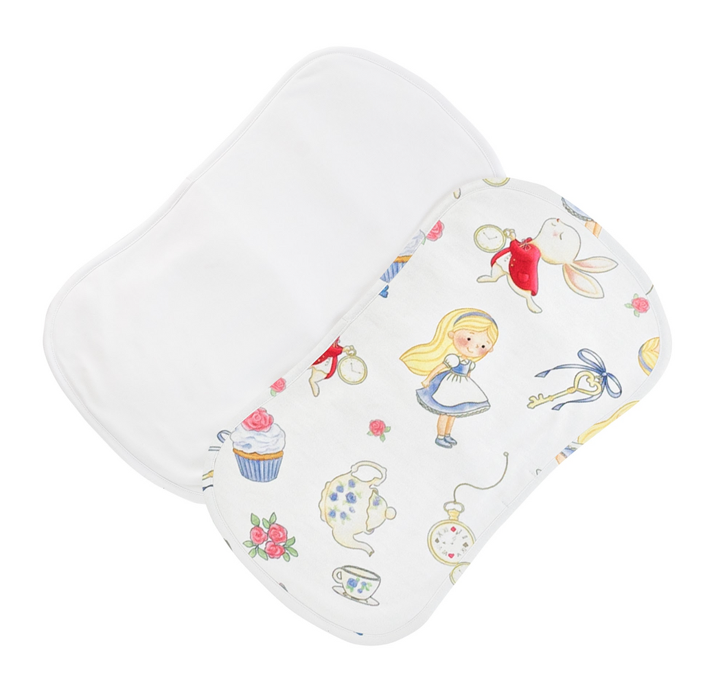 Tea Party Burp Cloth Set