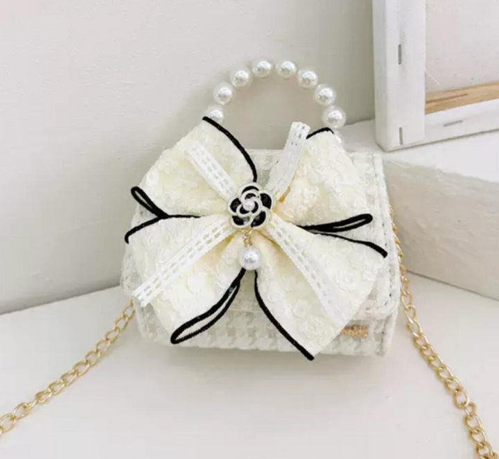 Off White Classic Bow Purse