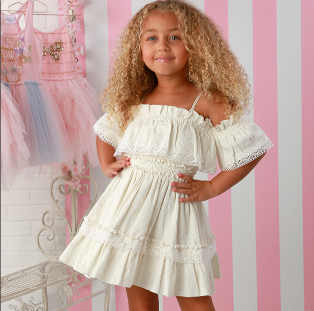 Avery Dress in Ivory