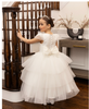 3 Tier Tulle Skirt Ivory Dress