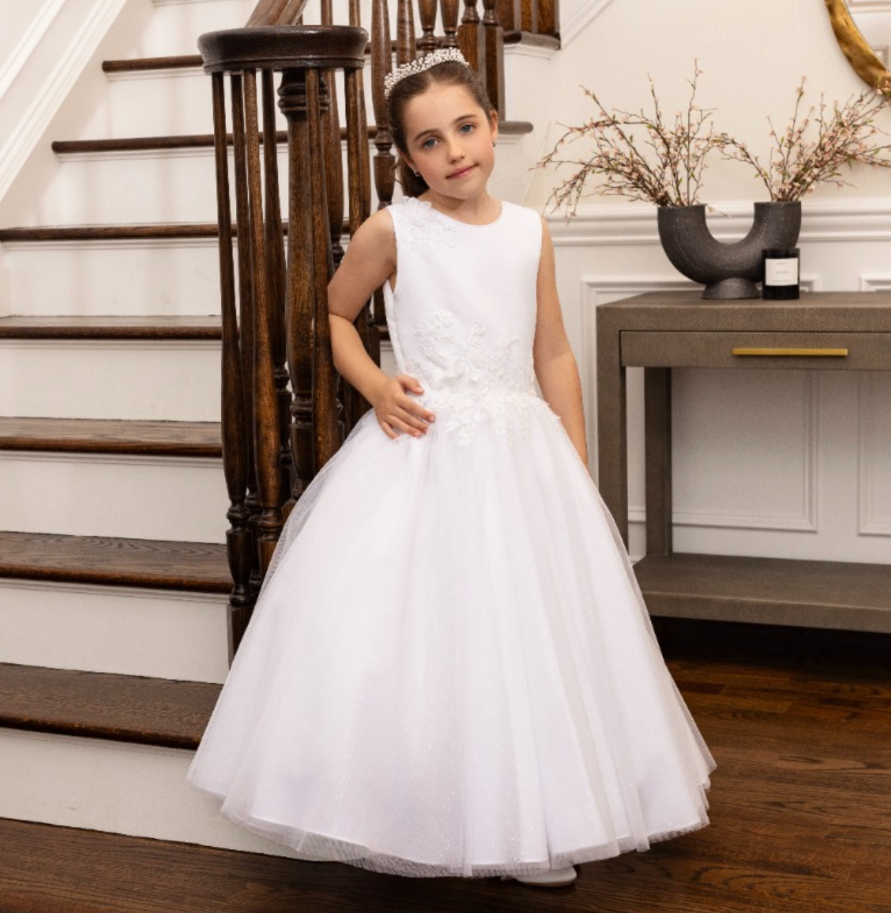 Sleeveless Satin Bodice