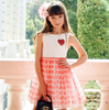 Sleeveless Heart Tutu Dress