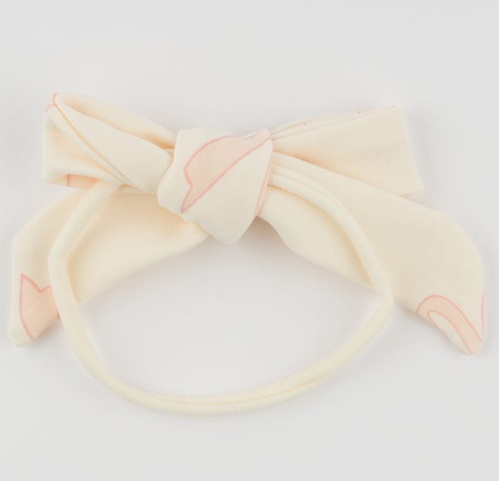 Big Bows Pink Bella Tie Bow Headband