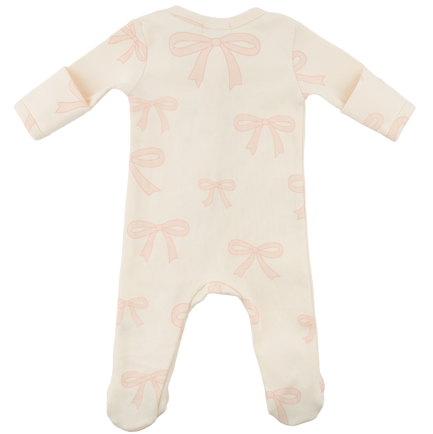 Big Bows Pink Footie