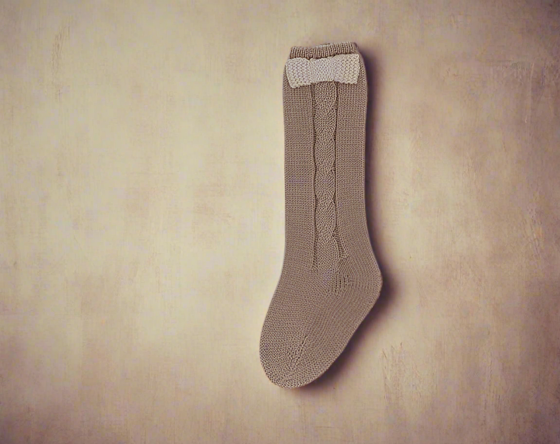 Camel Knit Socks