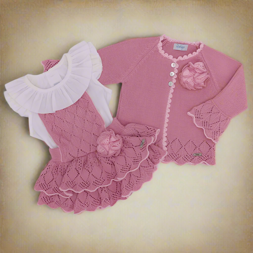 Mauve Baby Sweater Set
