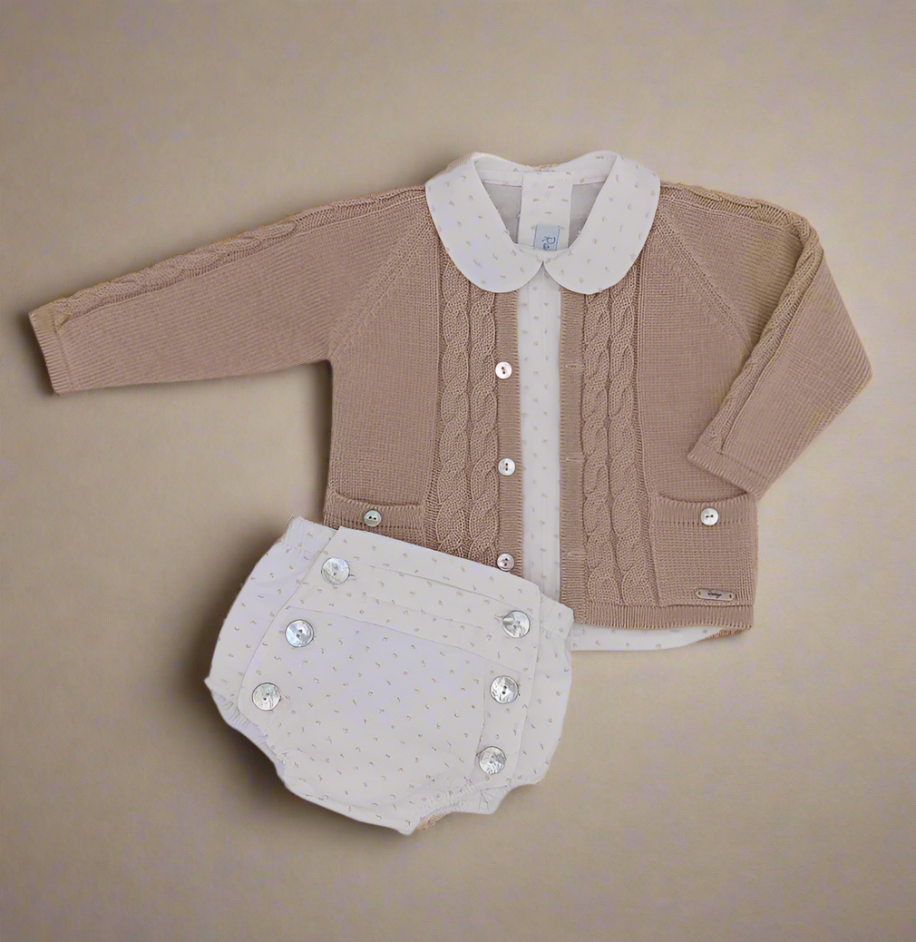 Dotted Boy's Bloomer Set