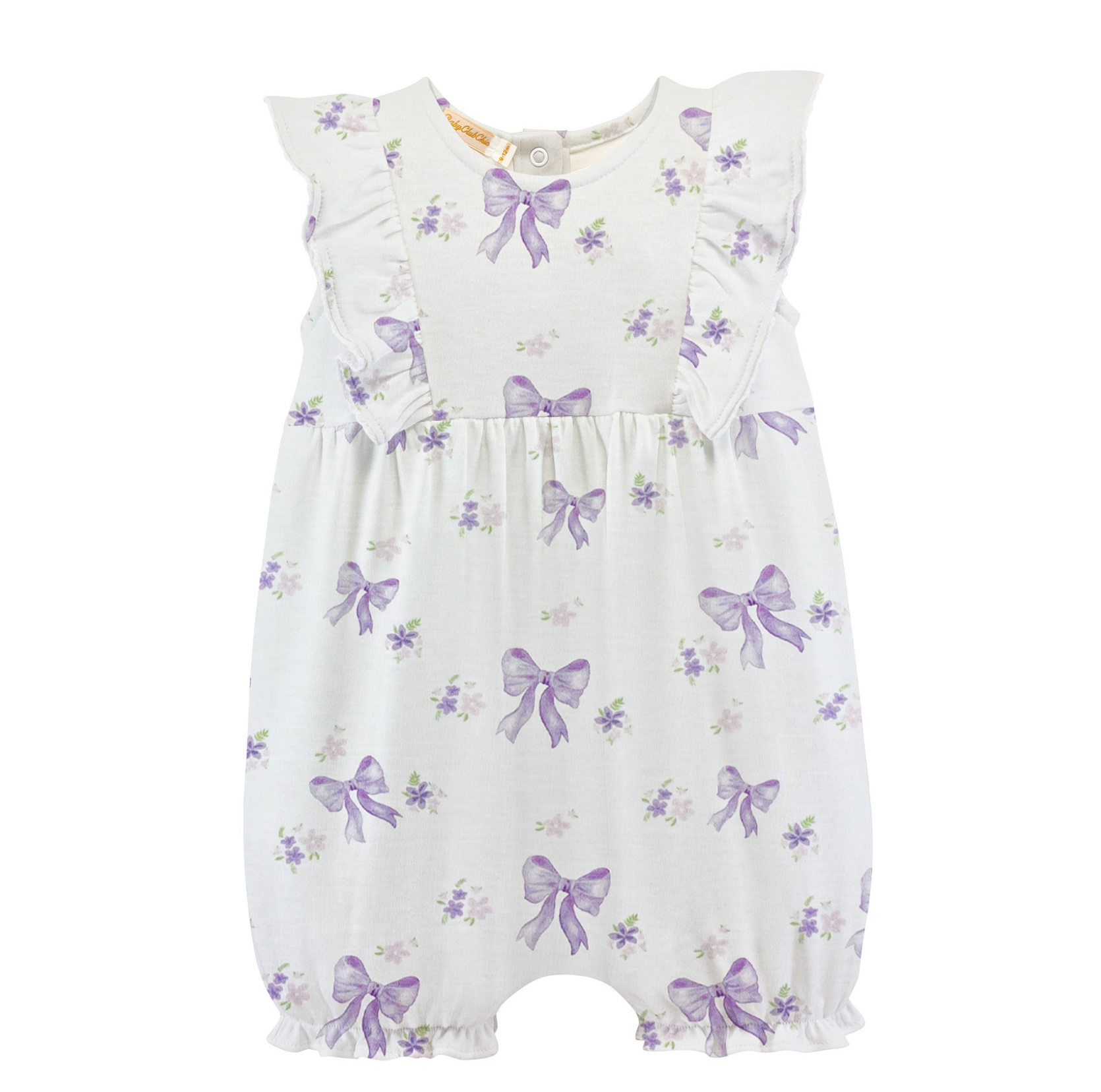 Lavender Bows Romper
