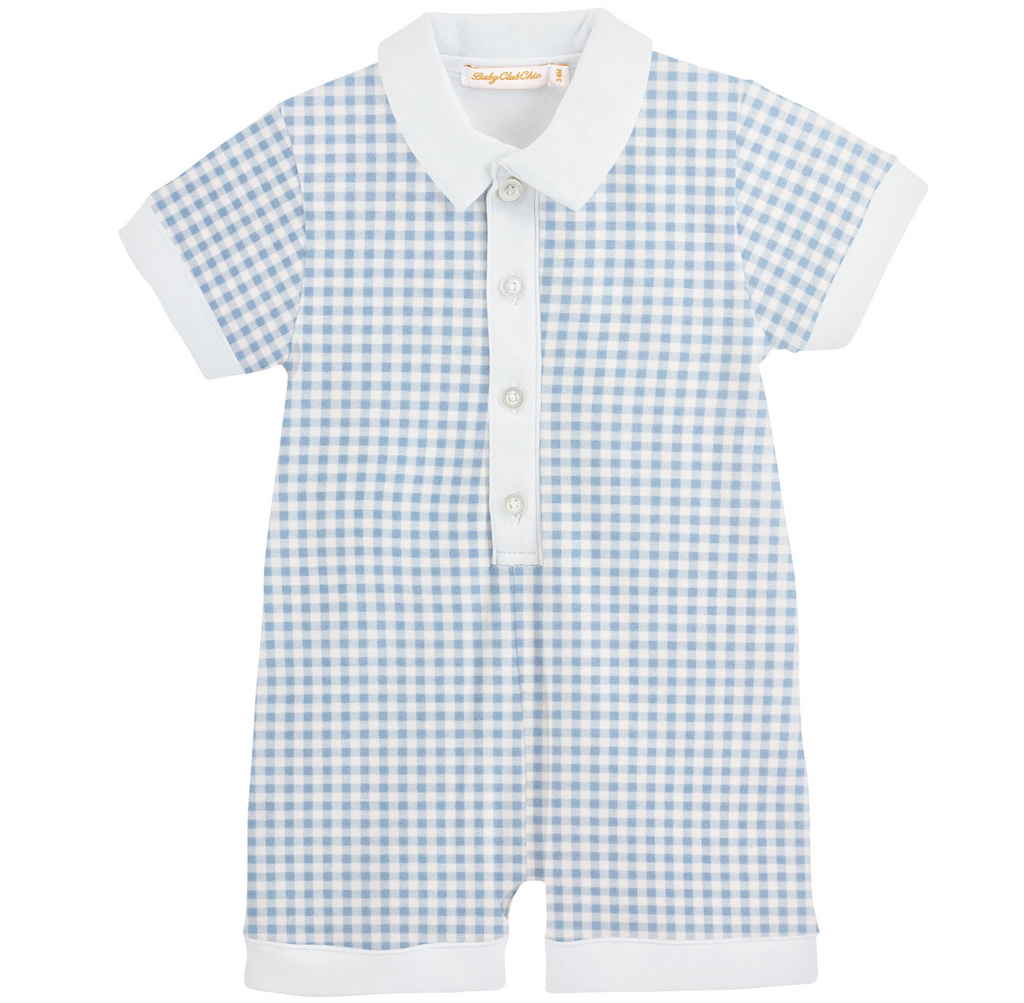 Mini Checks Printed Romper