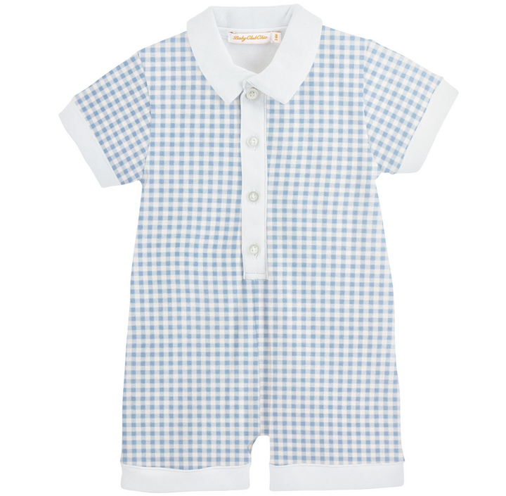 Mini Checks Printed Romper