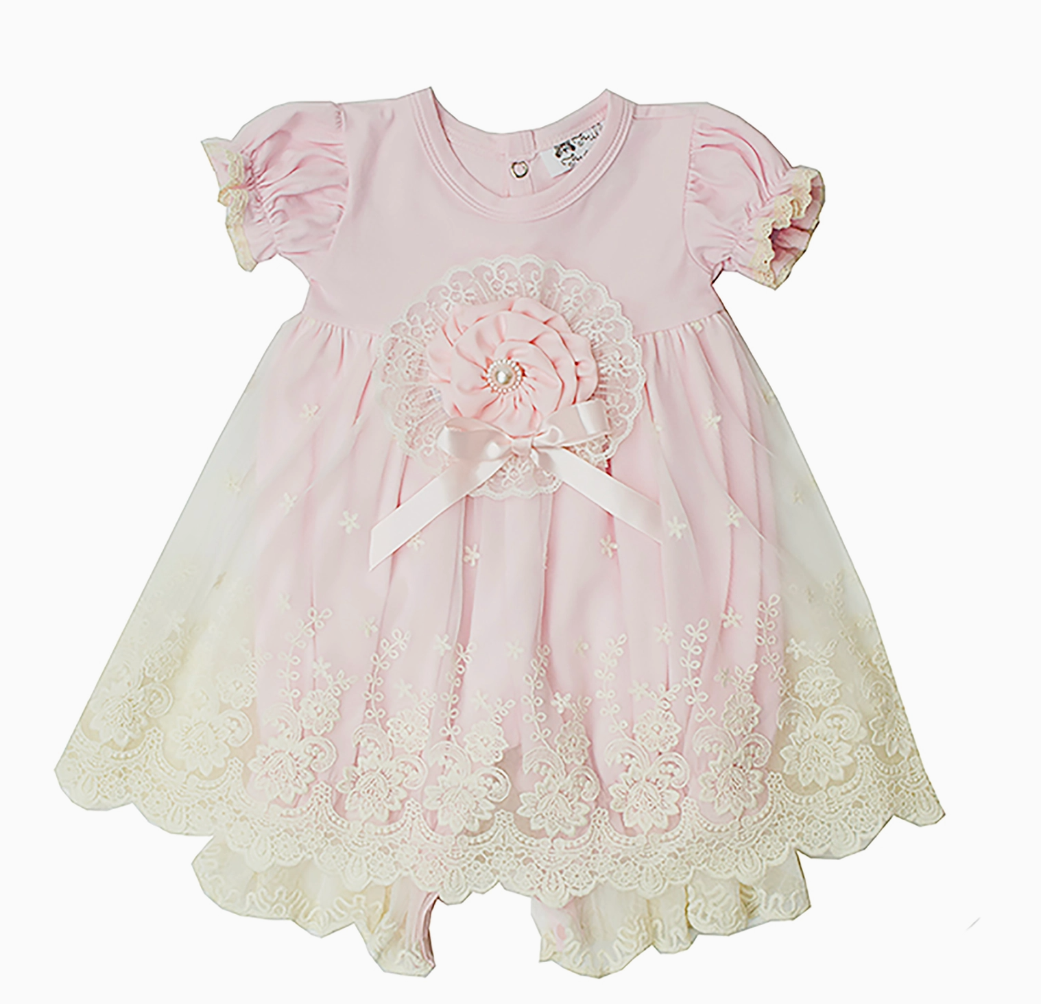 The Everly Pink Romper