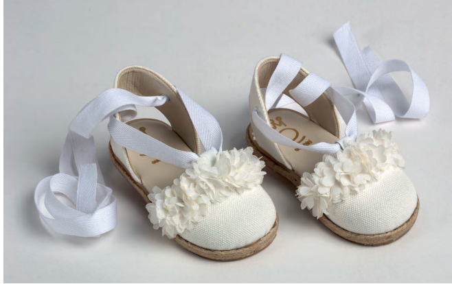 Ivory Canvas Sandal