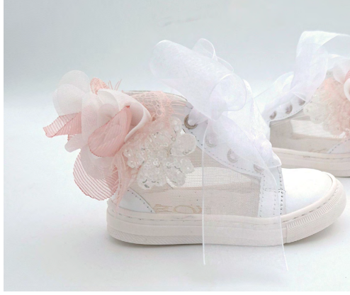 Sheer Flower Sneaker