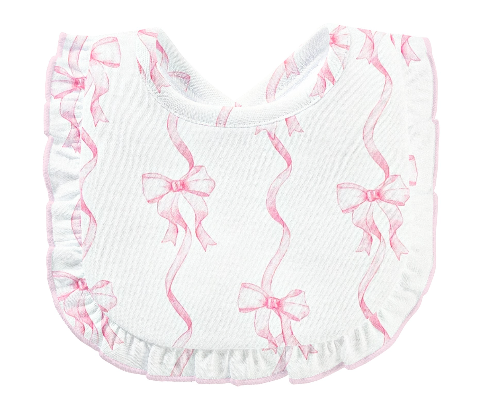 Coquette Bows with Ruffle Bib