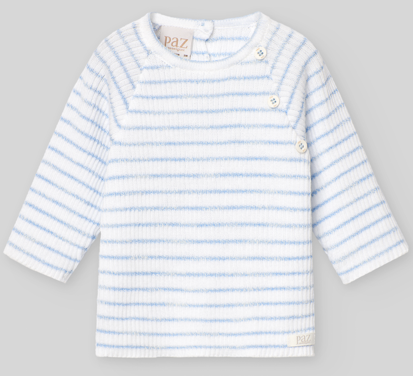 Blue Stripe Knit Set