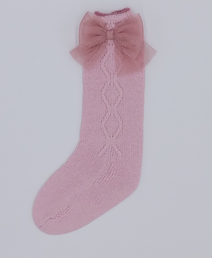 Dusty Pink Socks