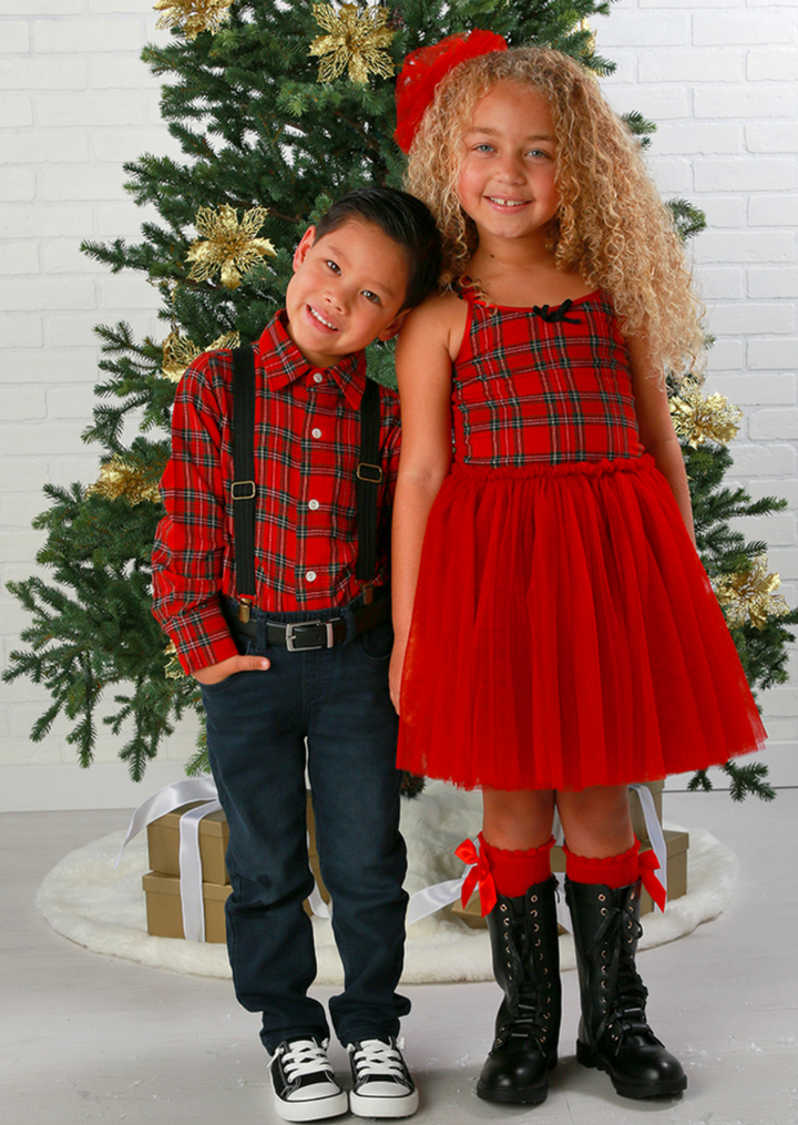 Boys Plaid Shirt
