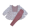 Ruffle Lap Pant Set