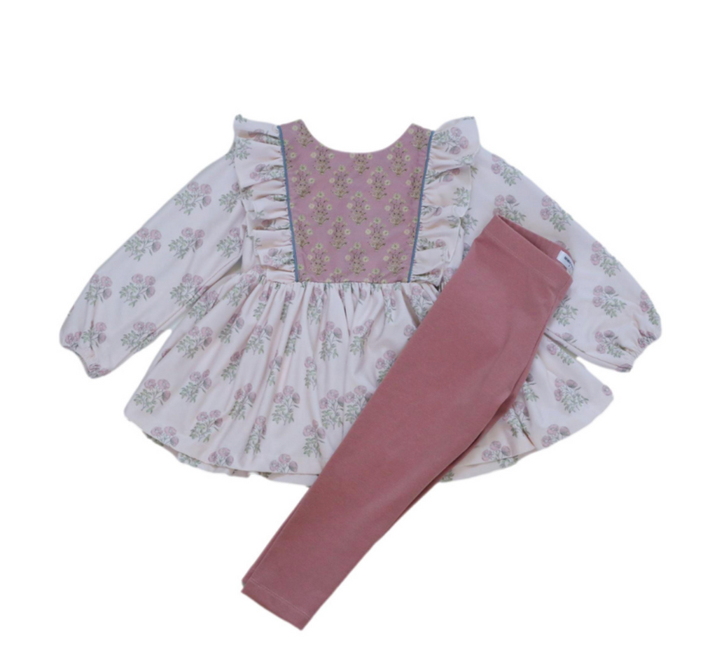 Ruffle Lap Pant Set