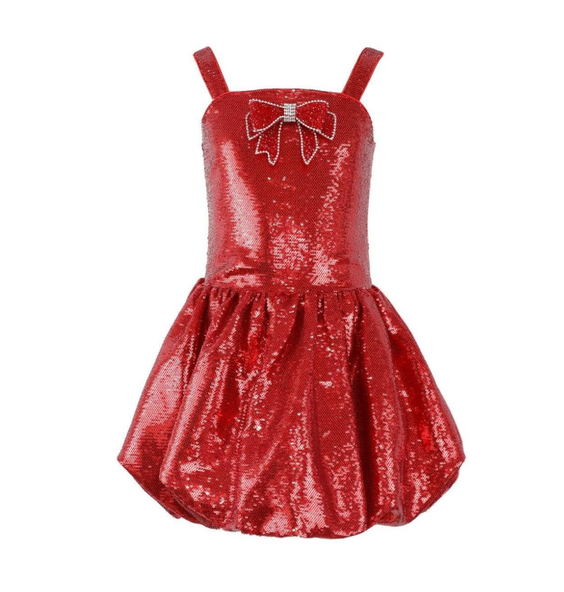 Ruby Sequin Bubble Dress
