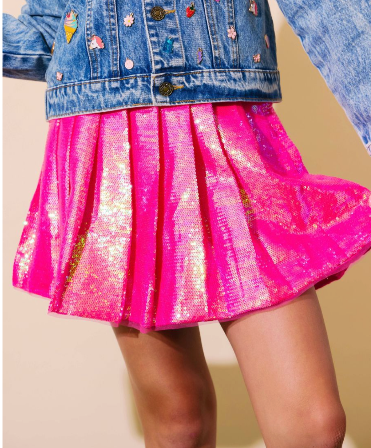 Shimmer Sequin Skirt