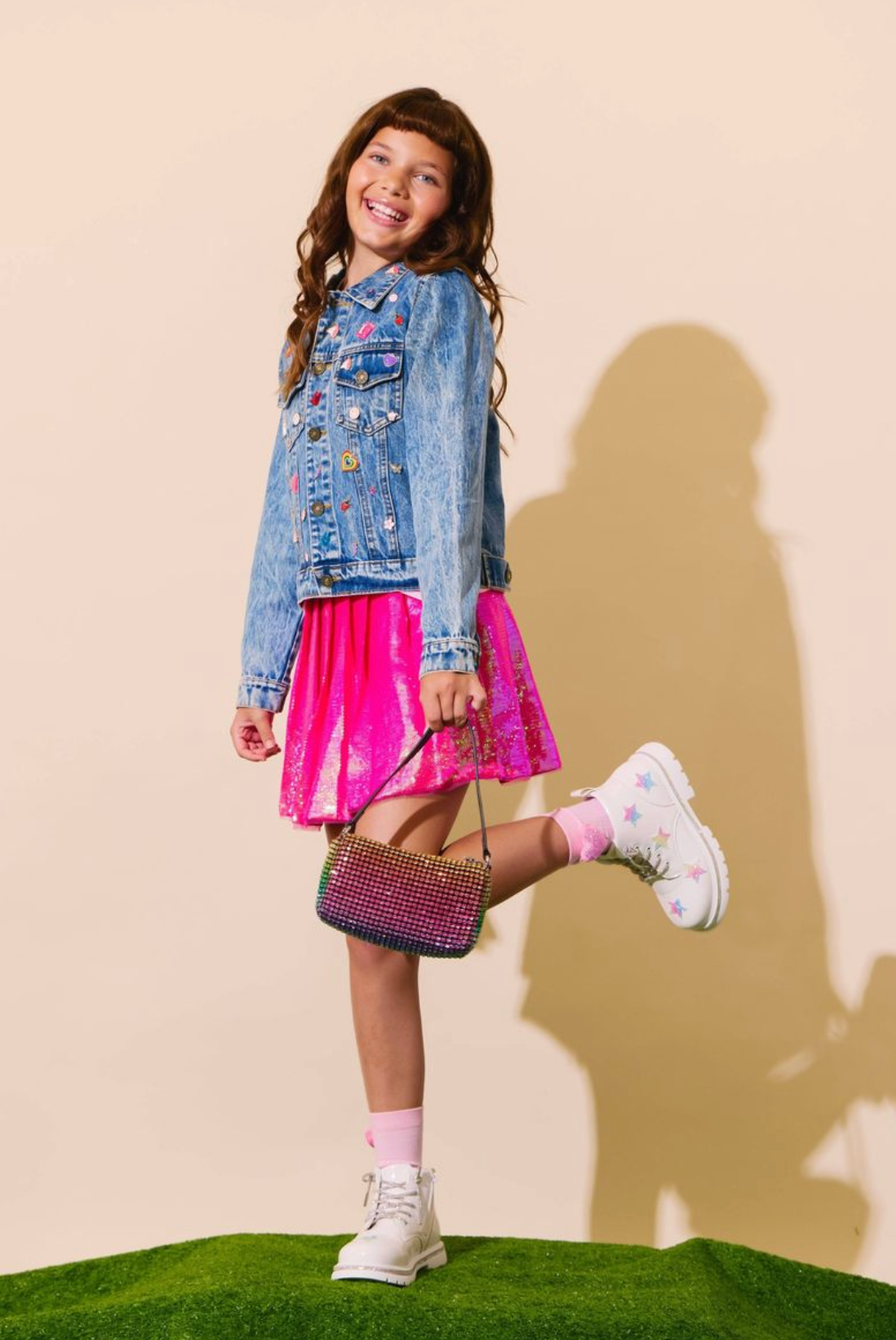 Shimmer Sequin Skirt