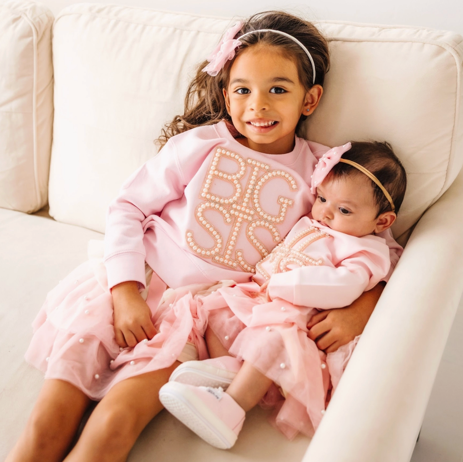 Big Sis Pearl Patch Sweatshirt