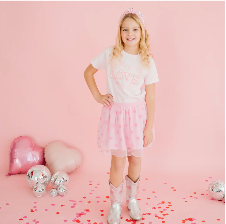 Mini Sequin Heart Tutu