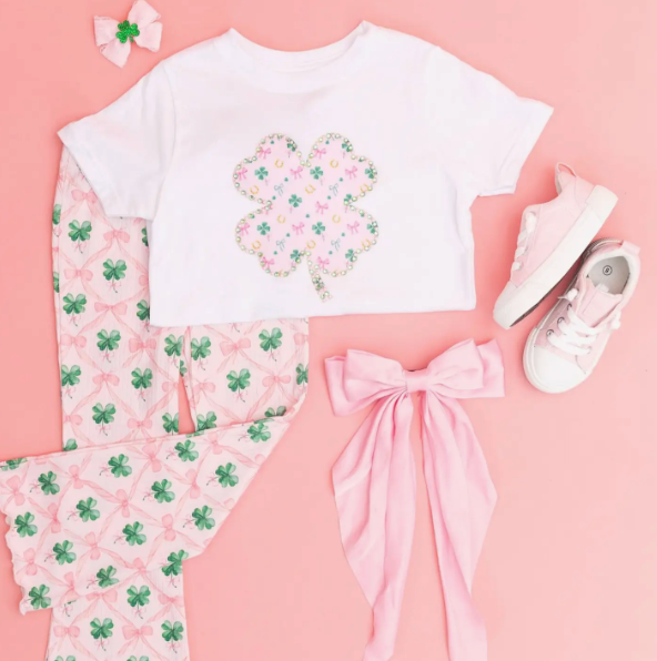 Coquette Clover Flare Leggings