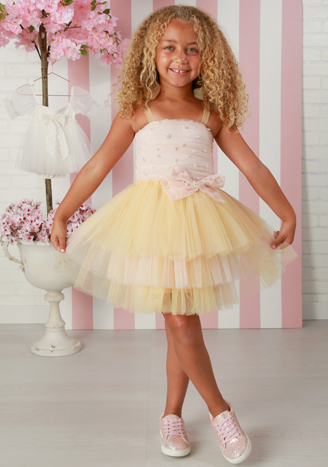 Isaline Sunshine Yellow and Blush