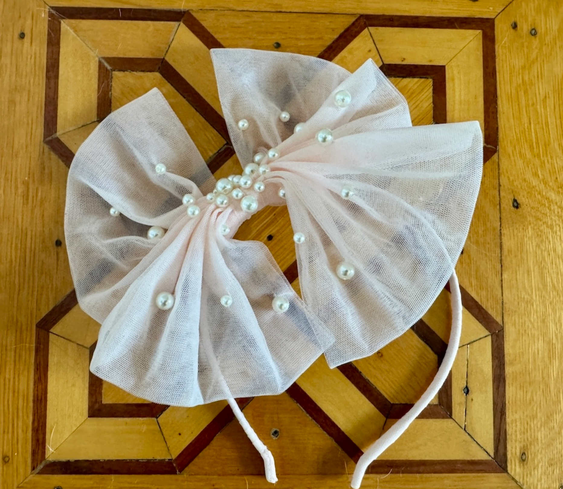 BlushTulle Headband