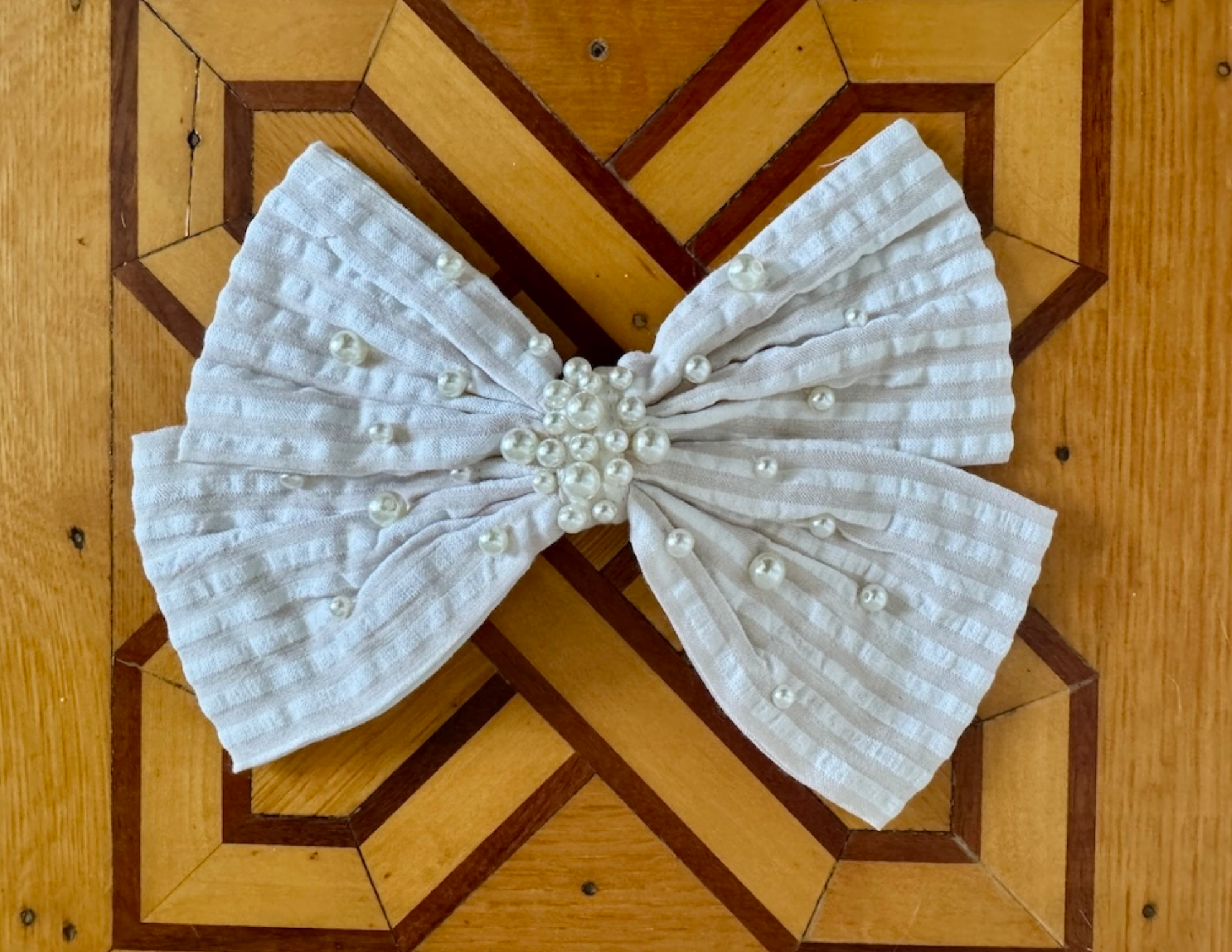 Fabric Sand Stripe Clip