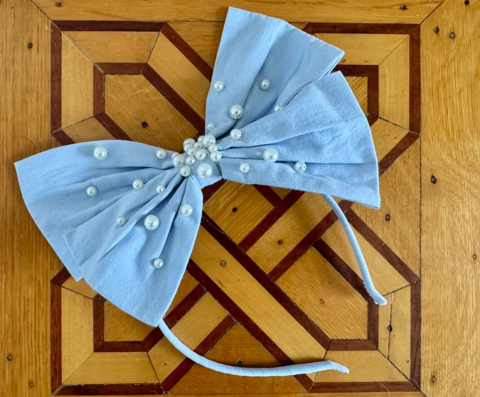 Sky Blue Fabric Headband
