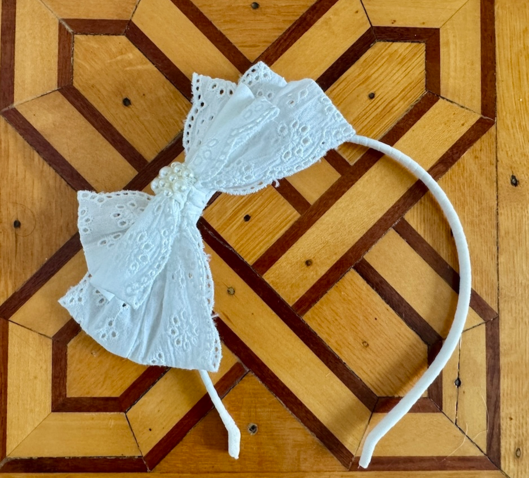 Eyelet Fabric Headband