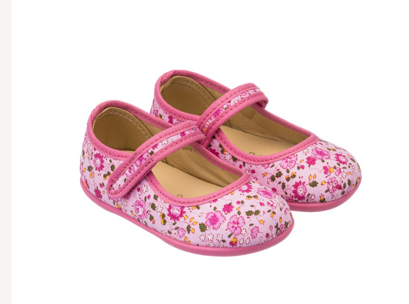 Linen Floral Soft Shoes