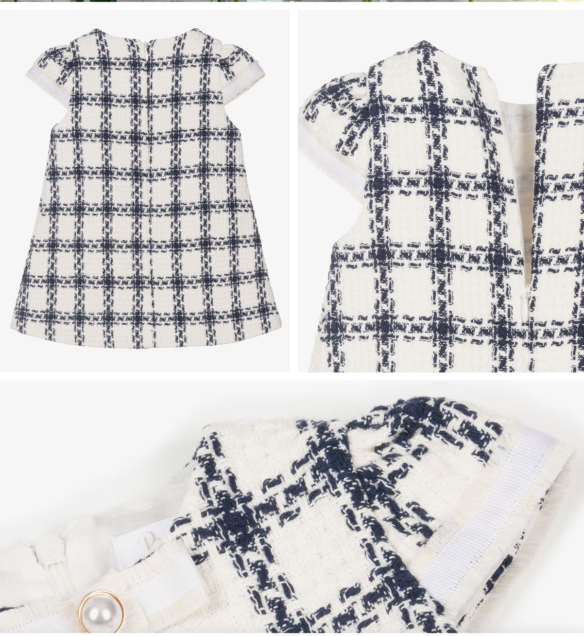 Navy Tweed Dress