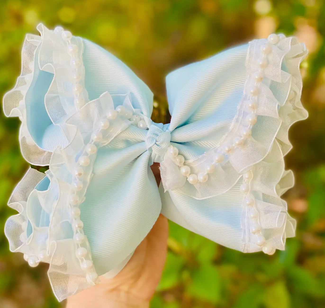 Blue Pearl Bow